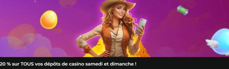 Oneclick Casino bonus weekend