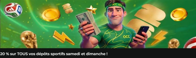 Oneclick Casino bonus weekend sport